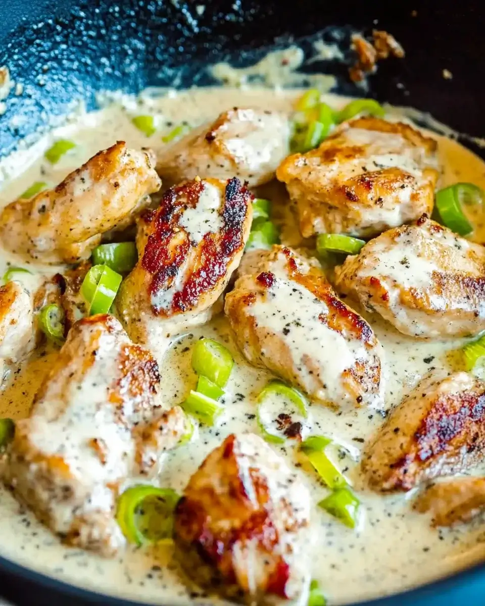 One Pot Creamy Pepperoncini Chicken Tender Skillet, unmissable!