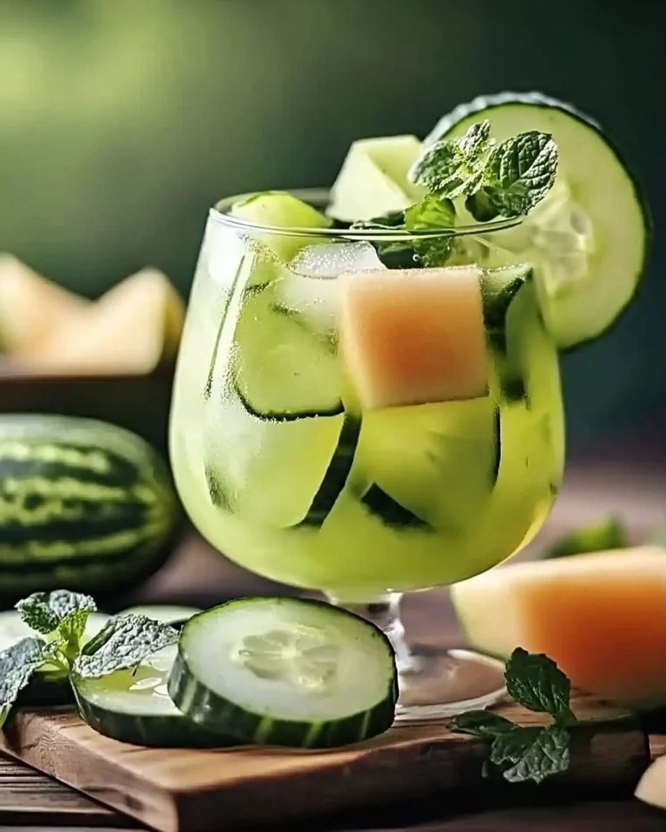 Cucumber Melon Splash: Discover This Refreshing Drink Recipe!