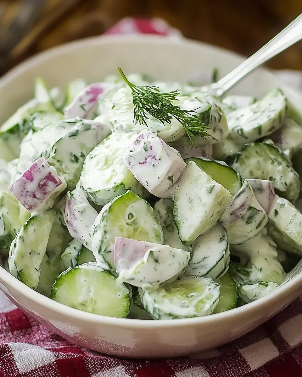 Refreshing Cucumber Ranch Crack Salad: A Cool Delight!