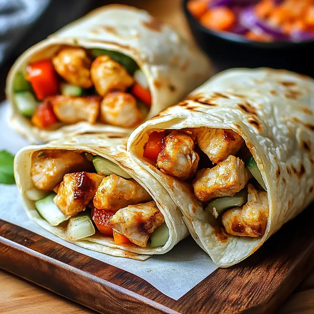 Firecracker Chicken Wraps: A Spicy Dinner Delight!