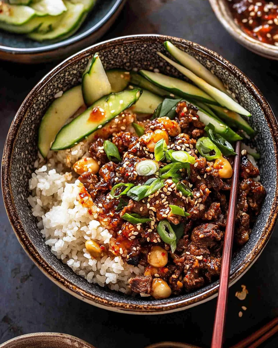 20 Minute Korean Gochujang Beef Bowls for Quick Meals