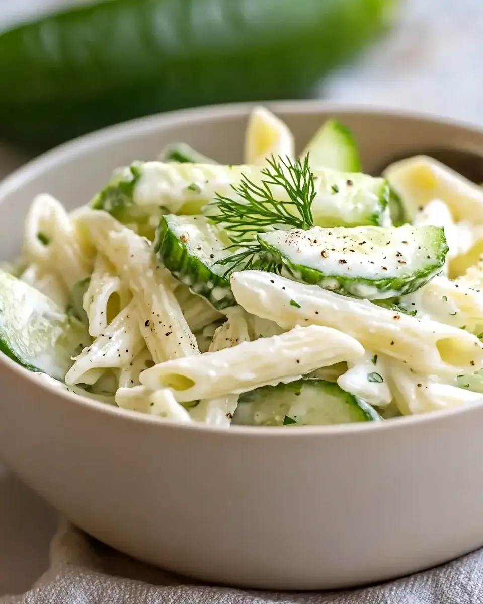Healthy Cucumber Pasta Salad: A Refreshing Treat!