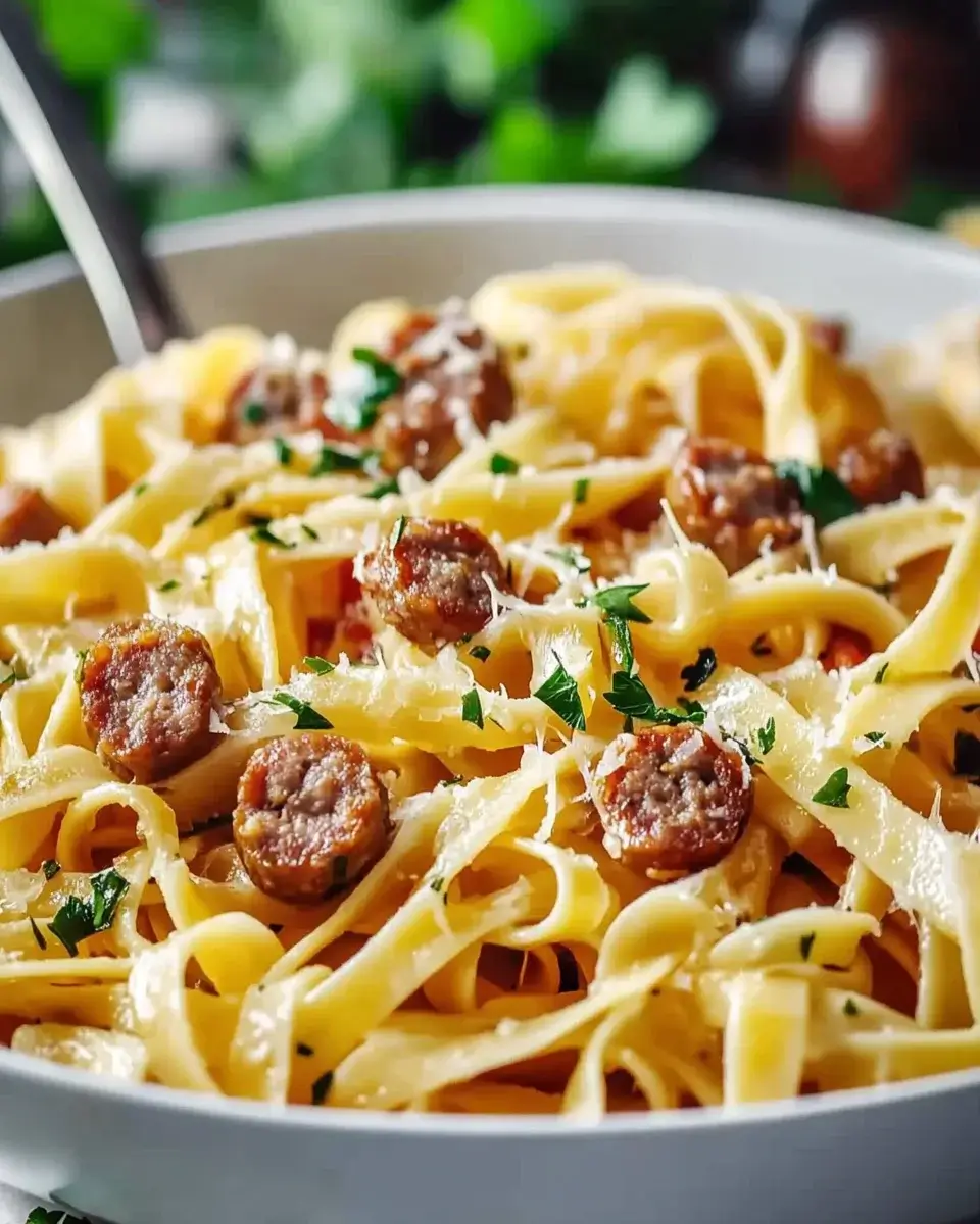 Italian Sausage Fettuccine Pasta: Discover This Creamy Delight!