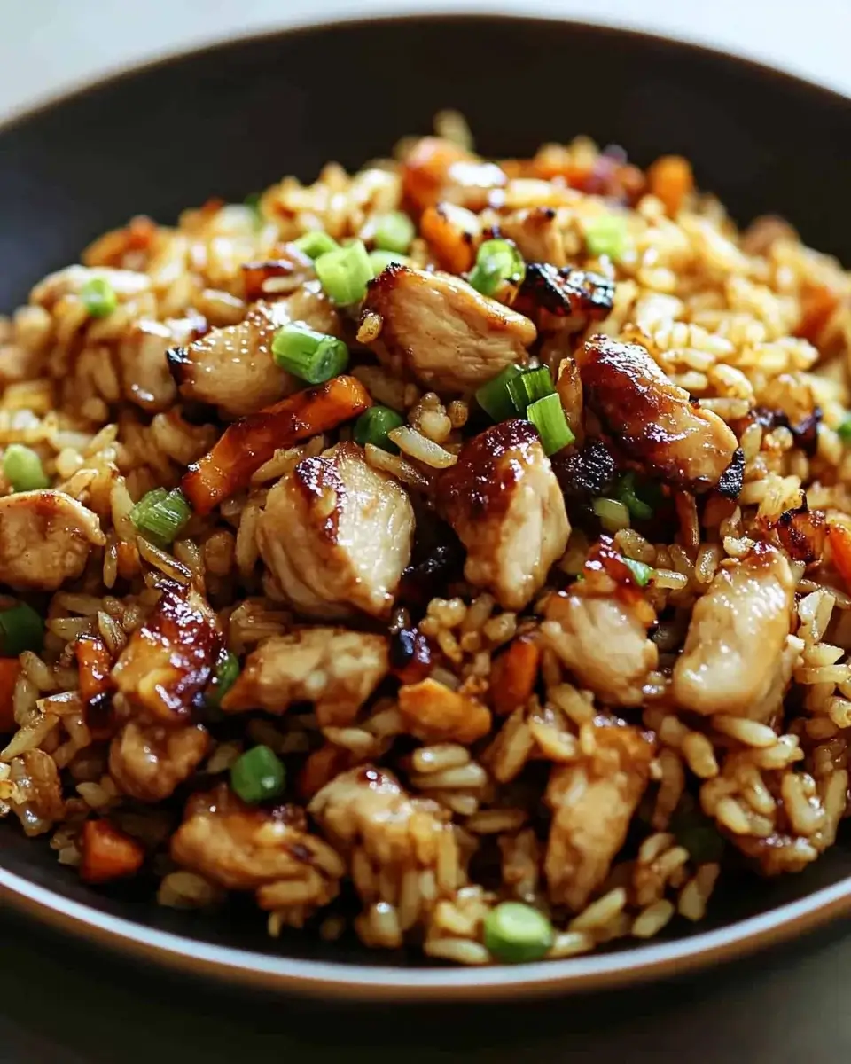 Easy Japanese BBQ Chicken Fried Rice: Quick & Delicious!