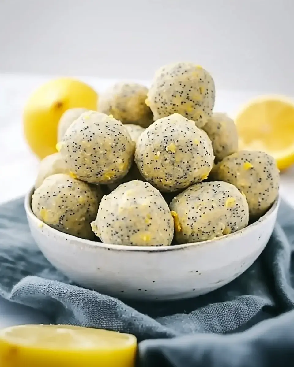Lemon Poppy Seed Energy Bites are a must-try treat!