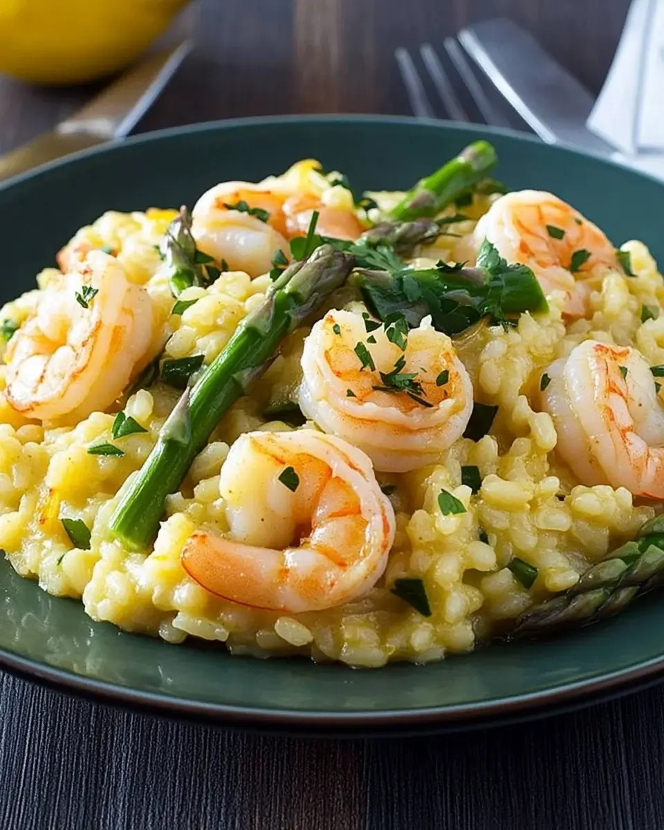 Lemon Shrimp Asparagus Risotto: A Delightful Recipe!