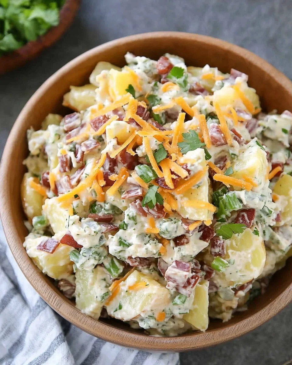 The Ultimate Loaded Baked Potato Salad Recipe Awaits!