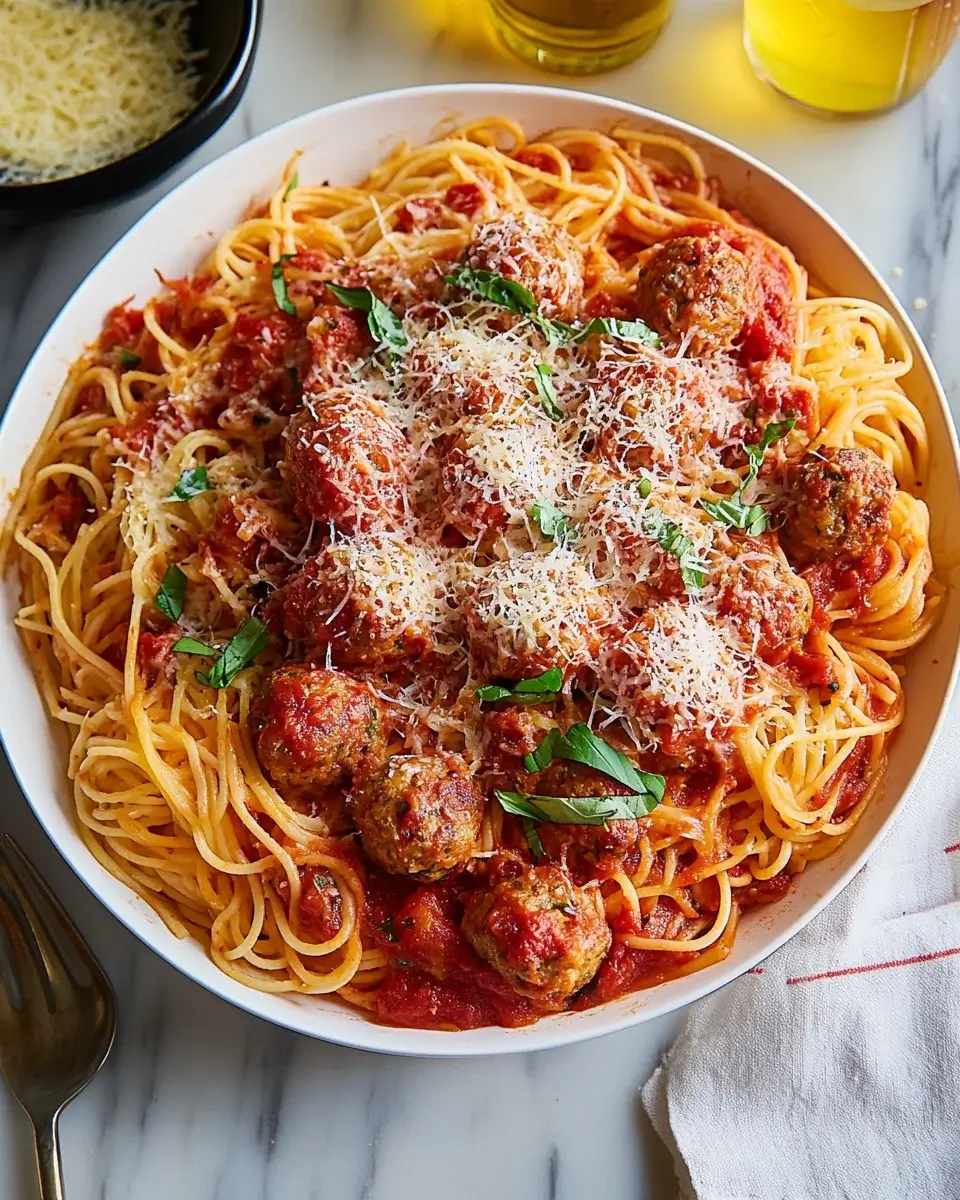 Baked Spaghetti and Meatballs: Discover This Easy Recipe!