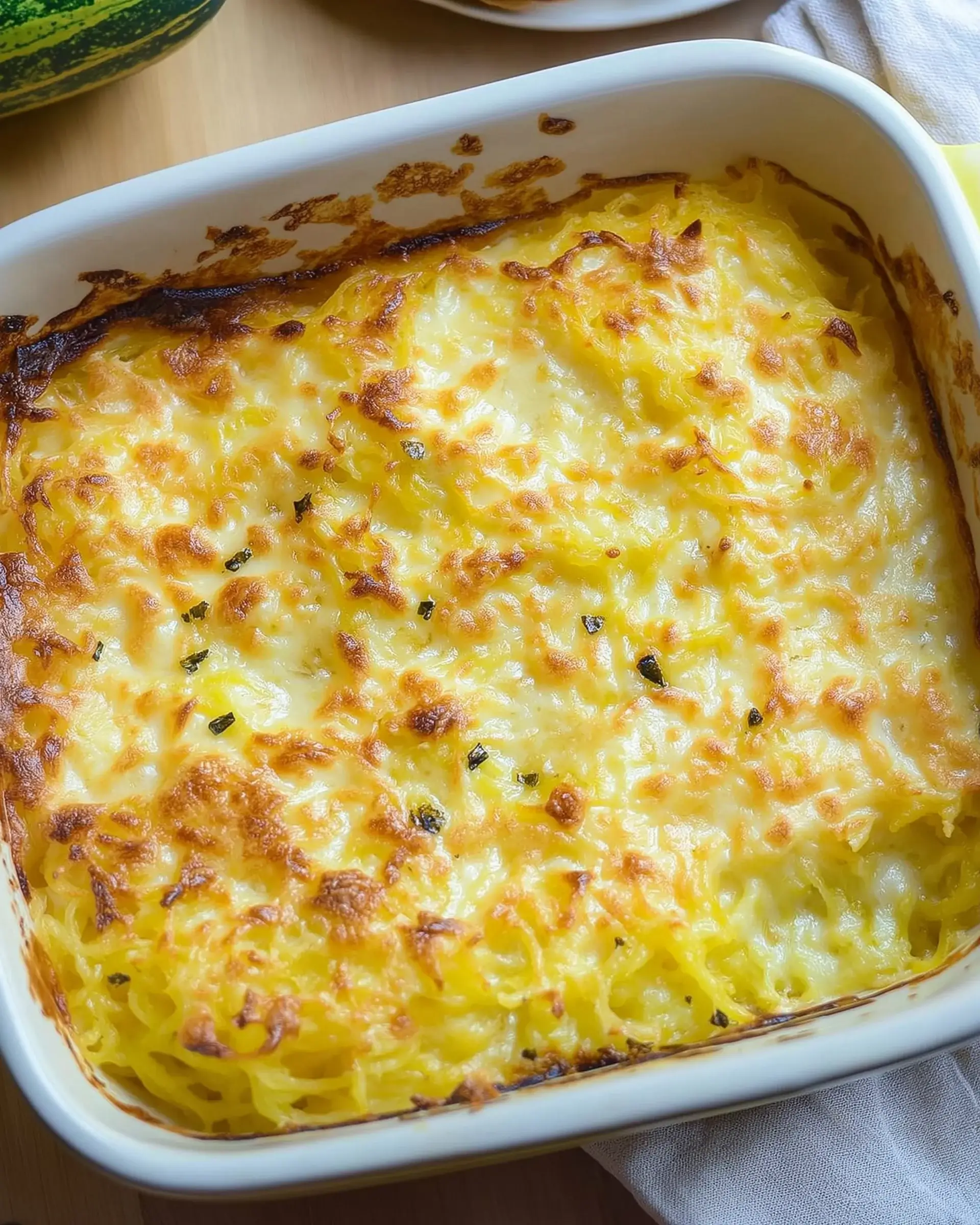 Healthy Spaghetti Squash Au Gratin: Creamy Comfort Awaits!