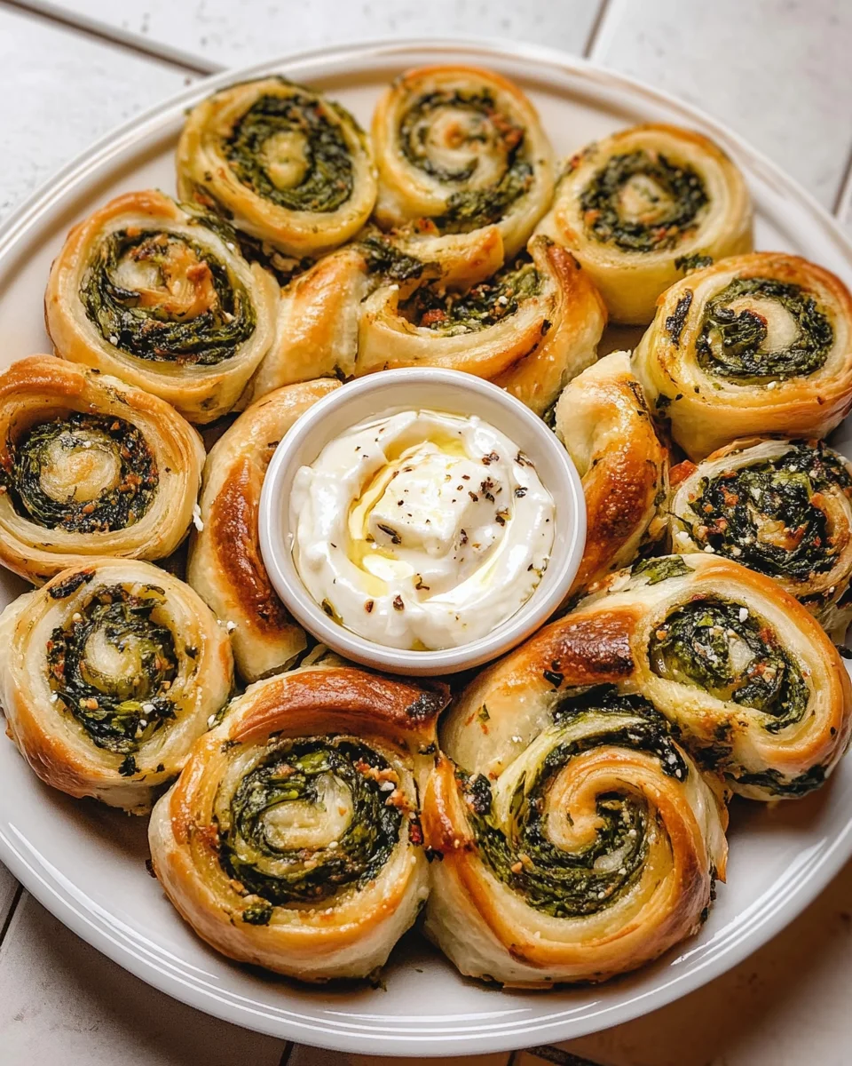 Spinach and Feta Pinwheels: A Delightful Snack Recipe!