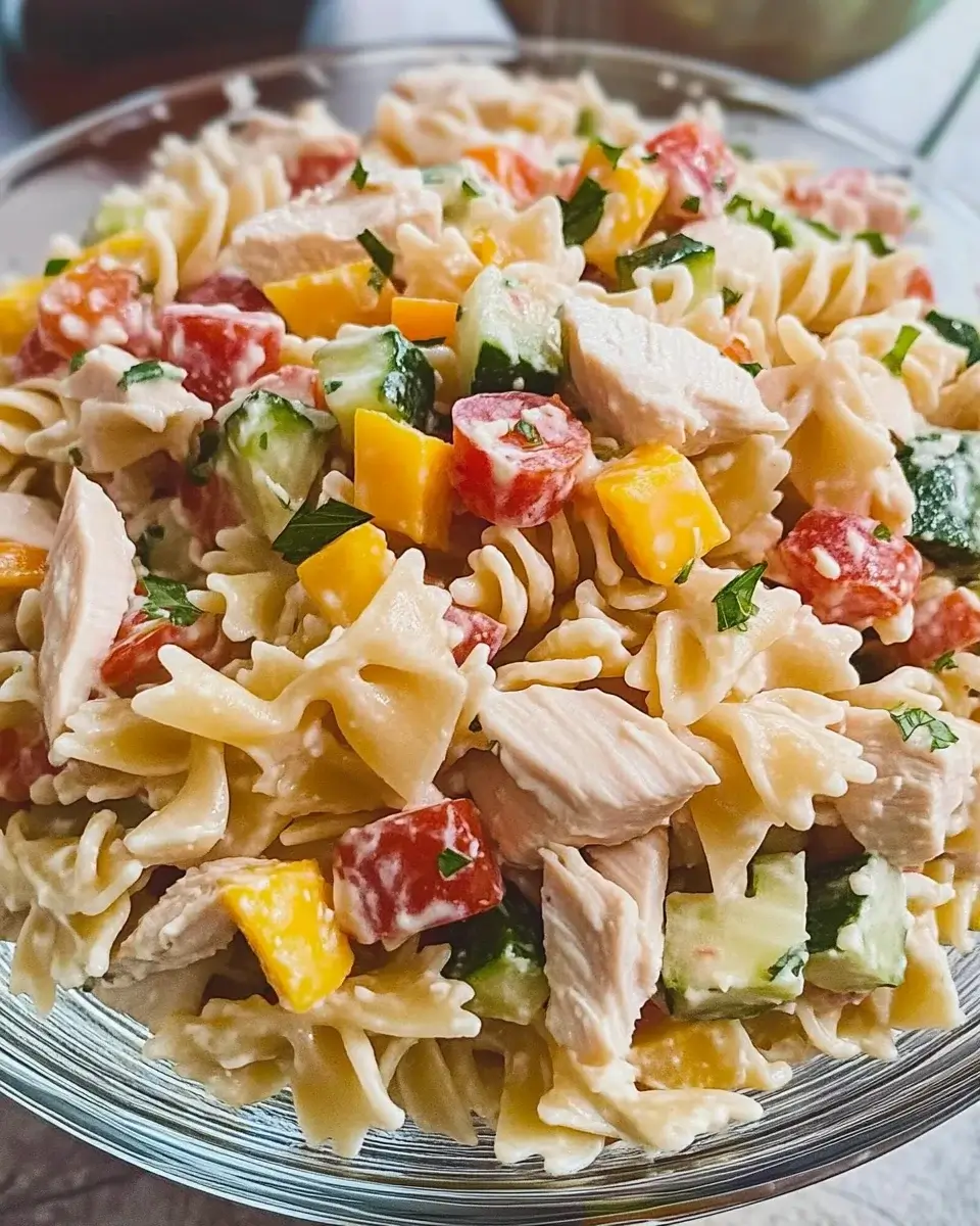 Summery Chicken Pasta Salad: A Refreshing Delight!