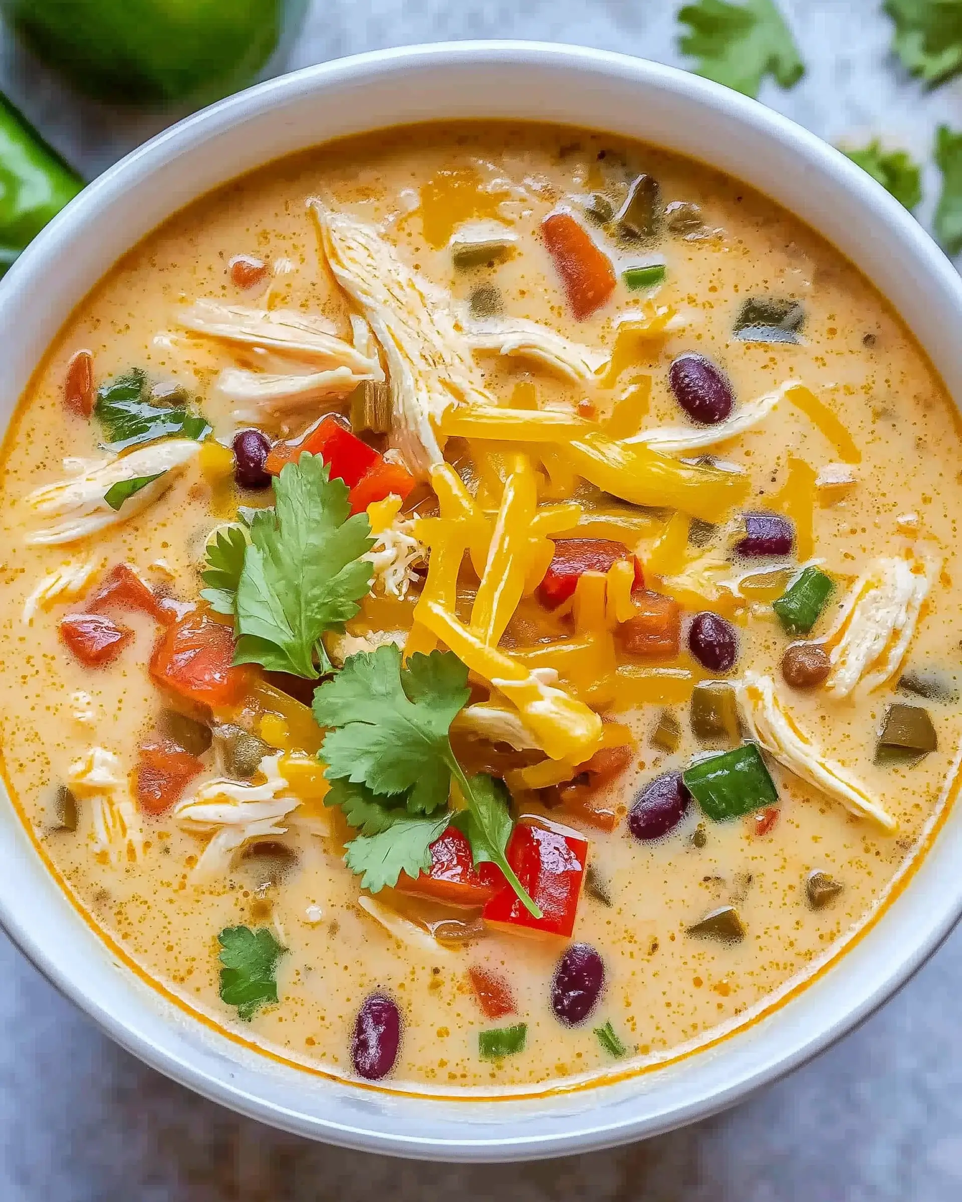Creamy Chicken Tortilla Soup: A Comforting Delight Recipes