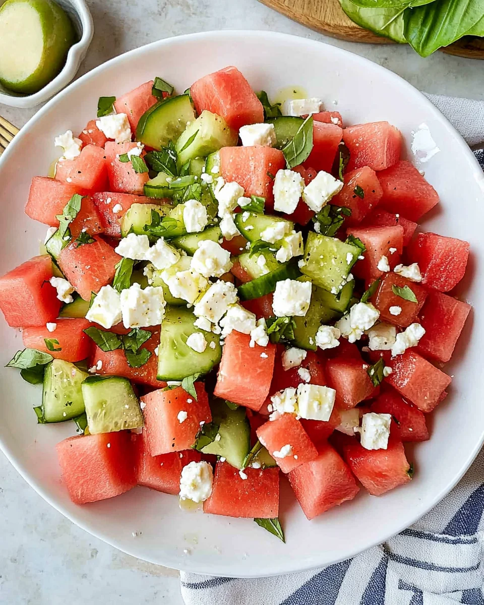 Watermelon Feta Salad: Refreshing Recipe You Must Try!