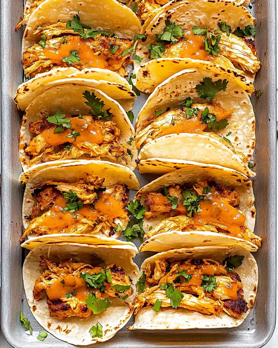 20 Minute Mini Baked Chicken Tacos: Quick and Tasty Treat!