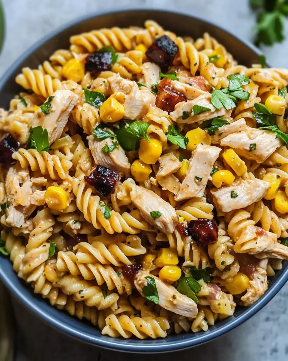 BBQ Chicken Pasta Salad: A Must-Try Summer Dish!