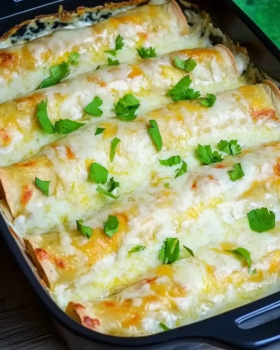 Chicken Enchiladas with Sour Cream White Sauce: Delightful Recipe!