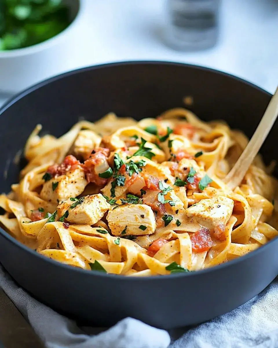 One Pot Creamy Cajun Chicken Pasta that Satisfies Cravings!