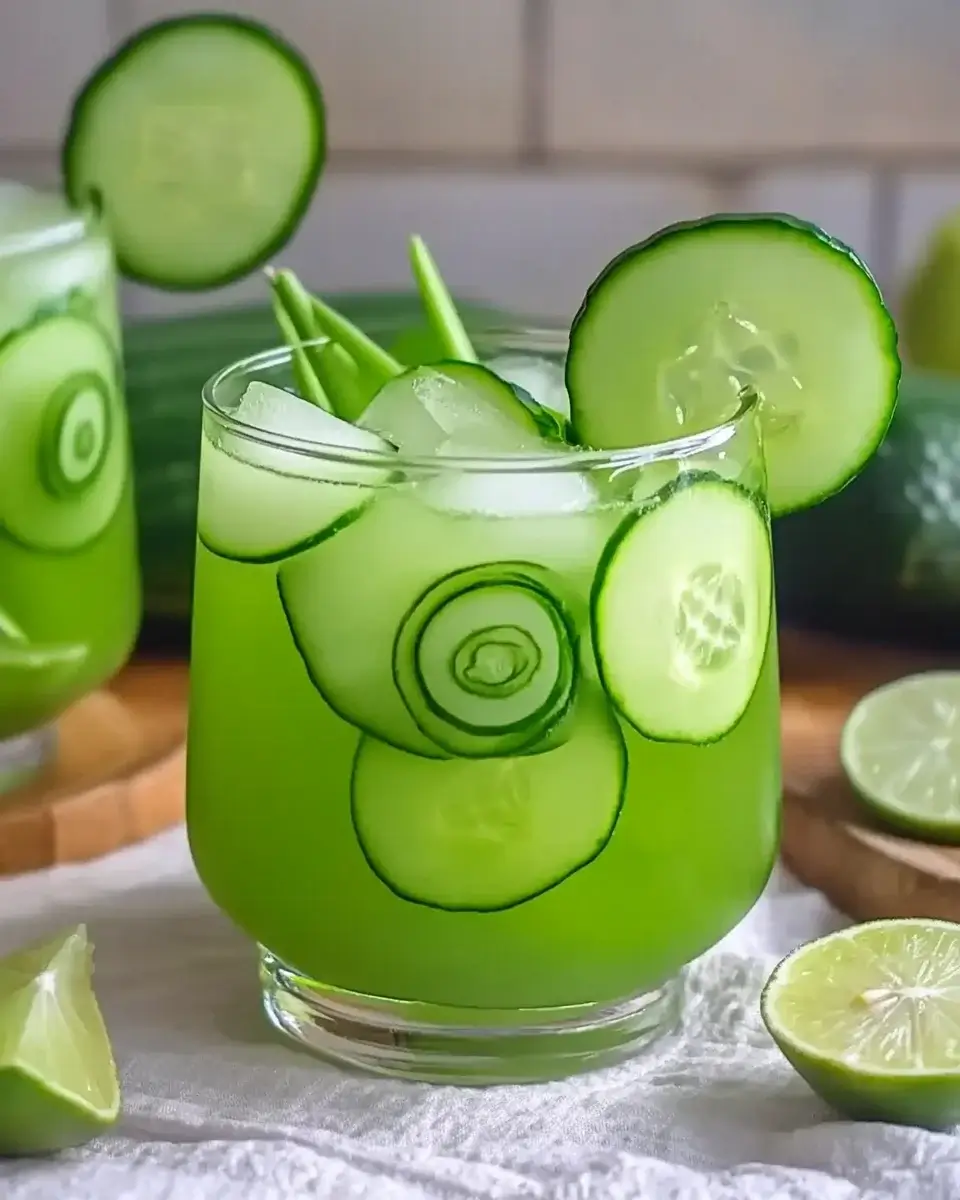 Cucumber-Lime Agua Fresca with Coconut Water is Bliss!