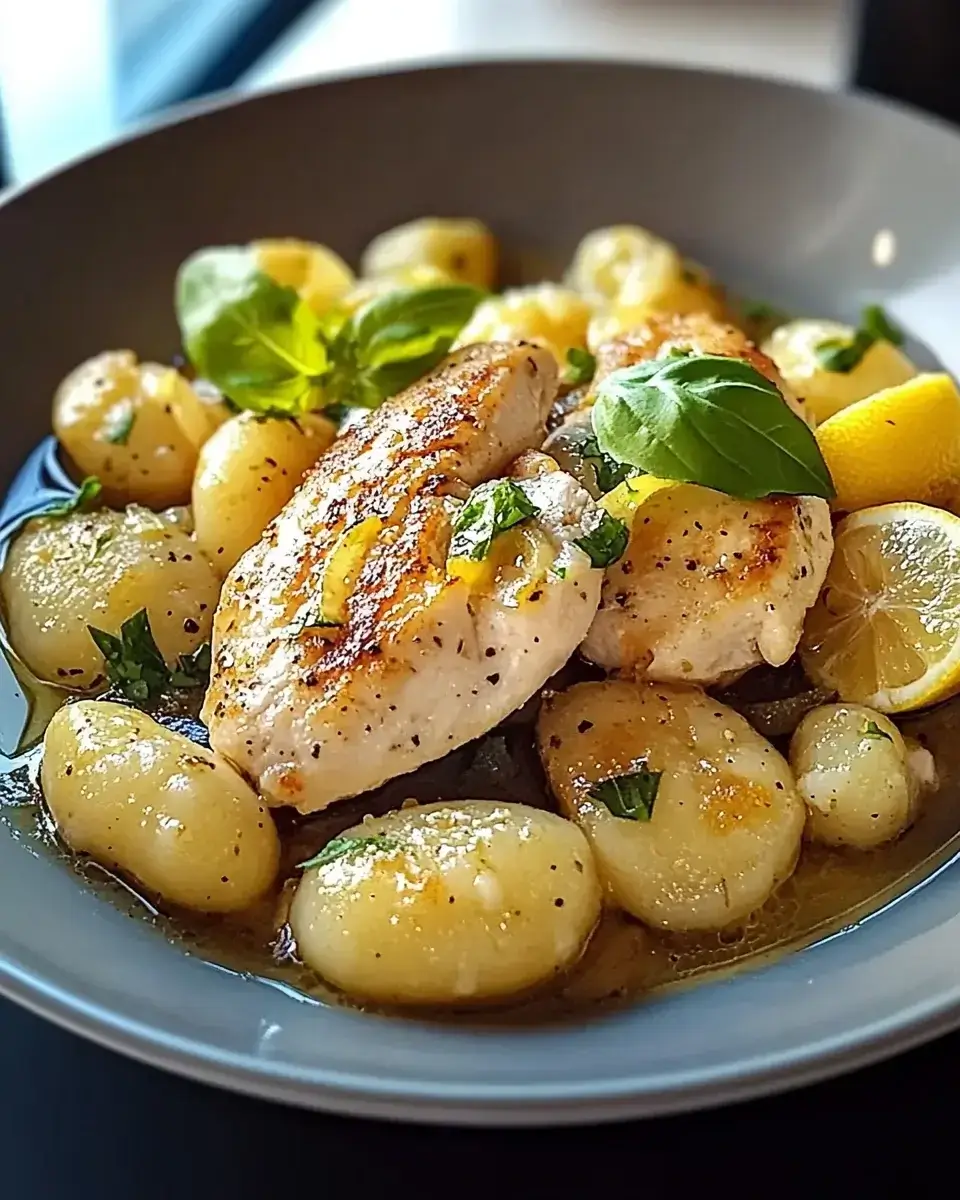 Lemon Gnocchi Chicken: A Zesty Dinner Delight!