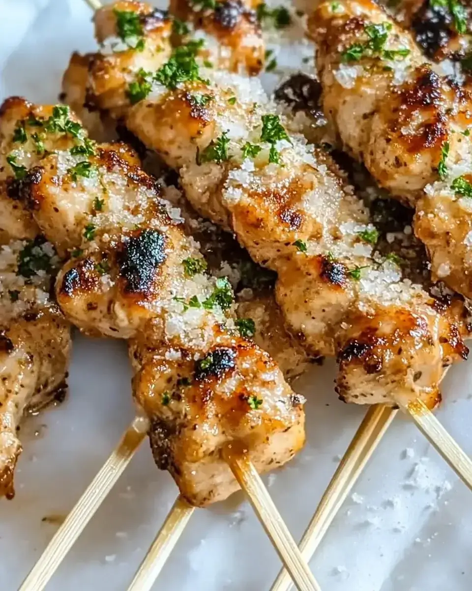 Ranch Garlic Parmesan Chicken Skewers Made Easy Today!