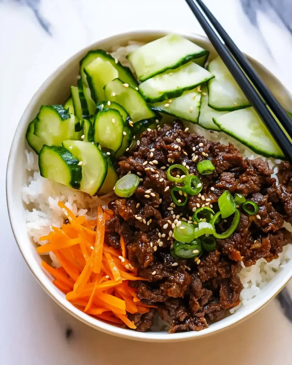 Korean Ground Beef Bulgogi: Easy Recipe for Dinner Delight