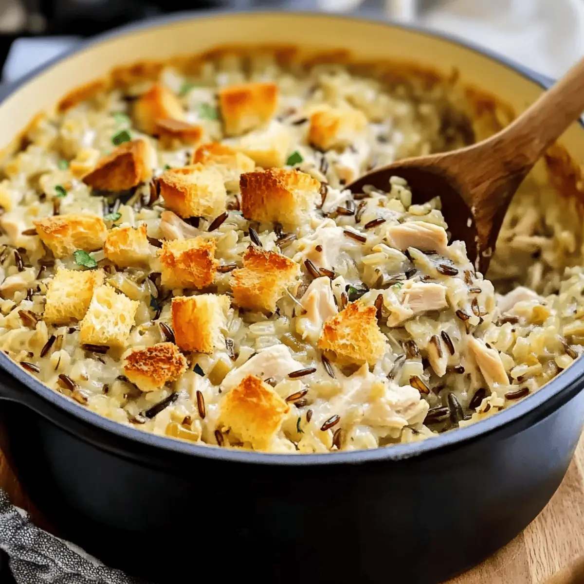 Cozy Chicken Wild Rice Casserole for Family Comfort