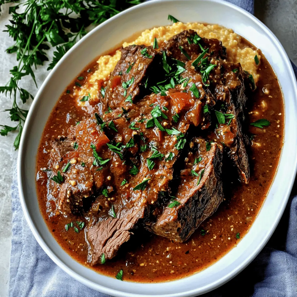 Italian Pot Roast: Comforting Flavor for Family Feast