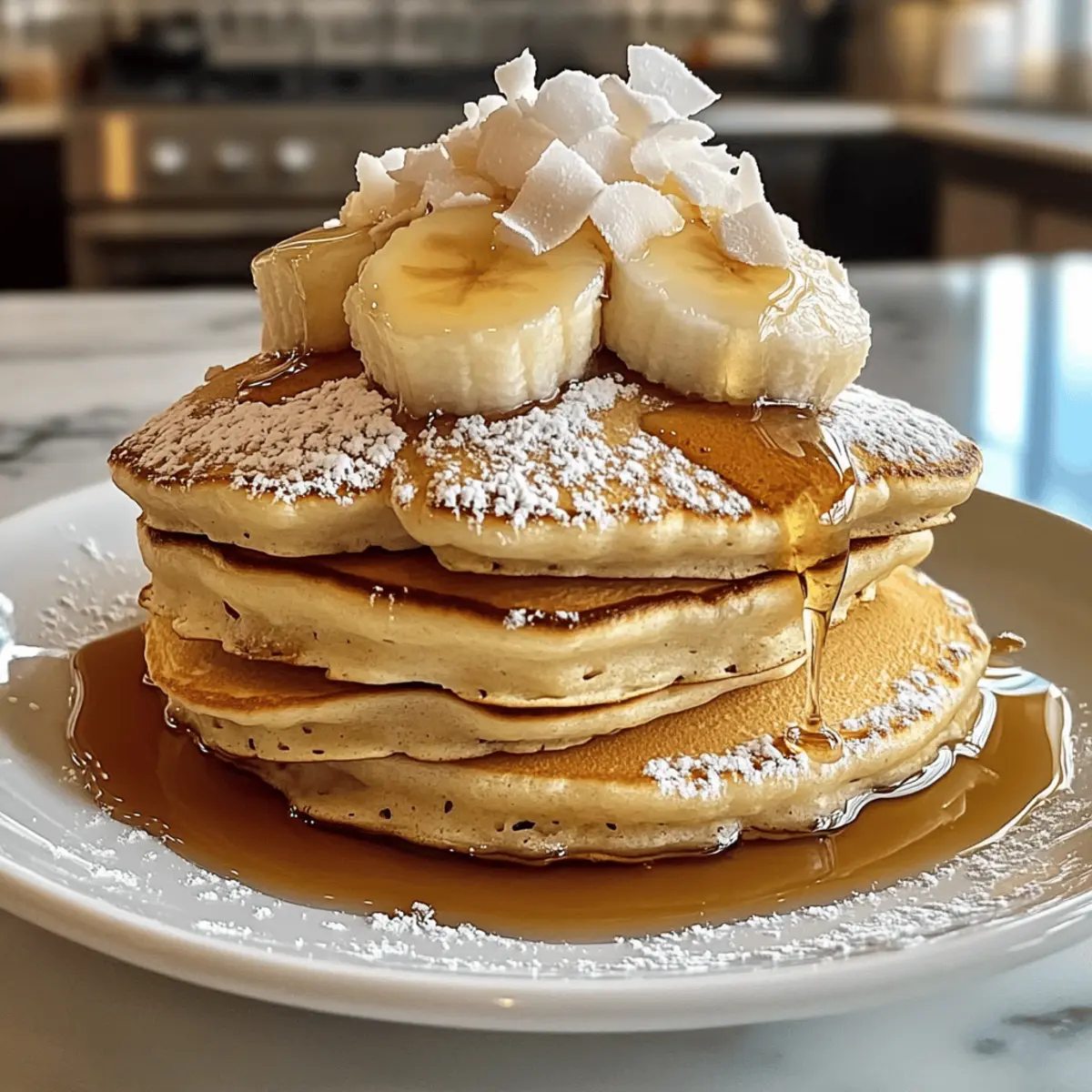 Sweet Coconut Cream Pancakes for a Tropical Breakfast Bliss