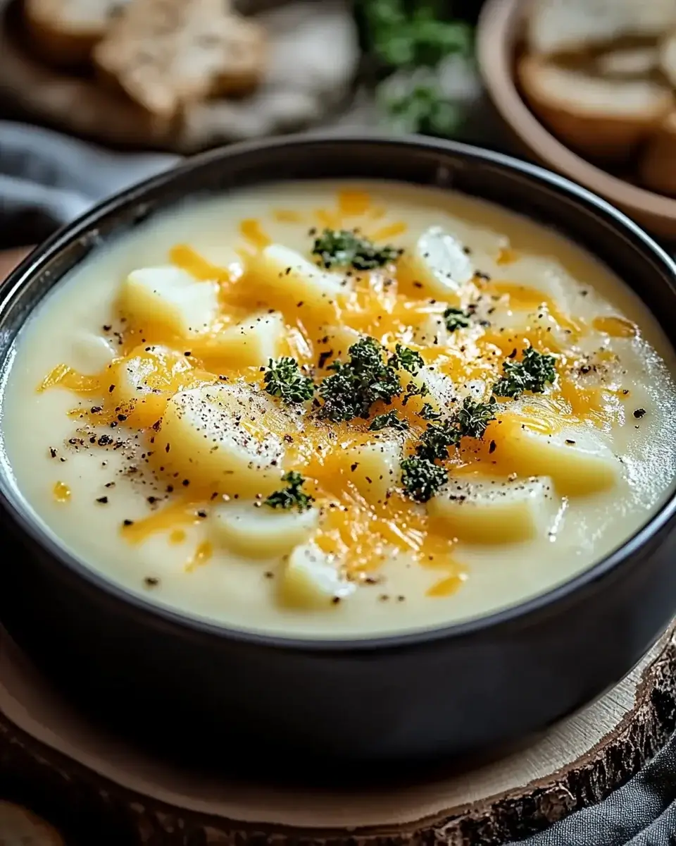 Cheddar Potato Soup: Creamy Comfort That Delights!