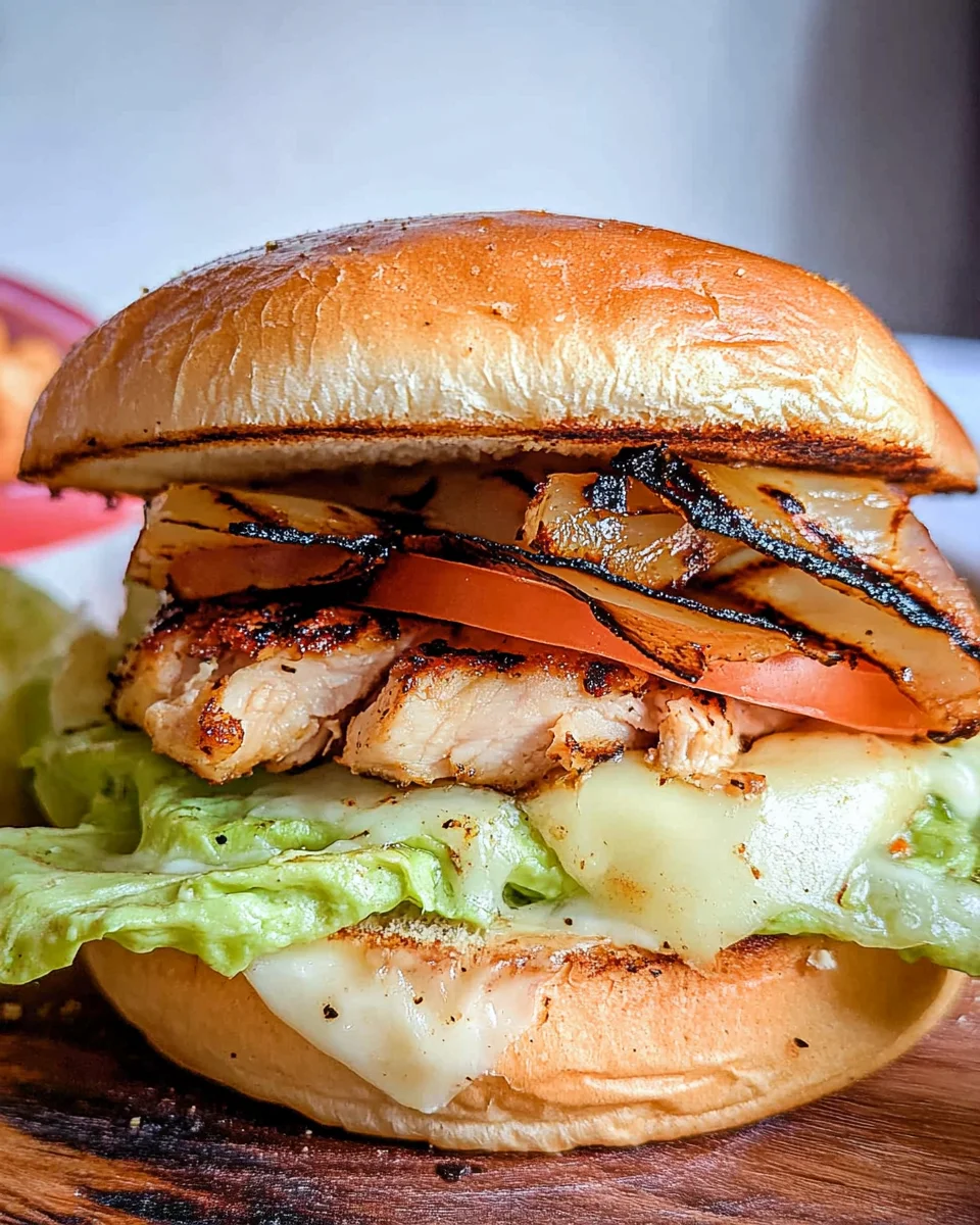 Chicken Avocado Melt Sandwich: A Flavorful Delight Awaits!