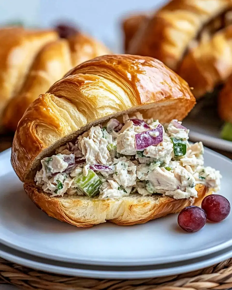 Best Chicken Salad Croissant Sandwiches that Wow!
