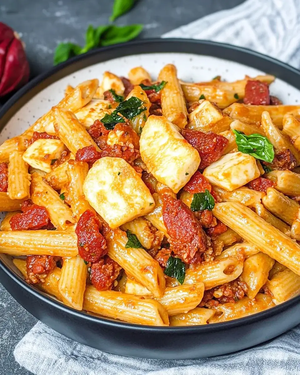 Chorizo and Halloumi Pasta: A Flavorful Twist on Dinner