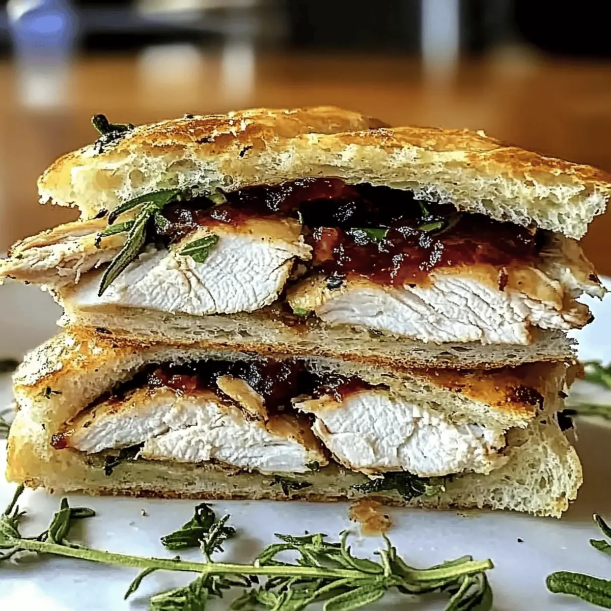 Roasted Chicken Focaccia Sandwich: A Flavorful Gourmet Delight