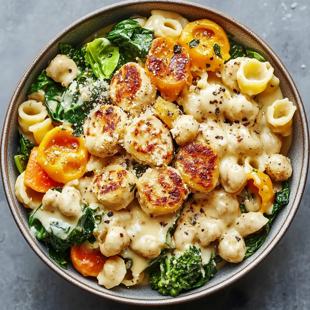 Creamy Protein-Packed Pasta Bowl: A Wholesome Delight!