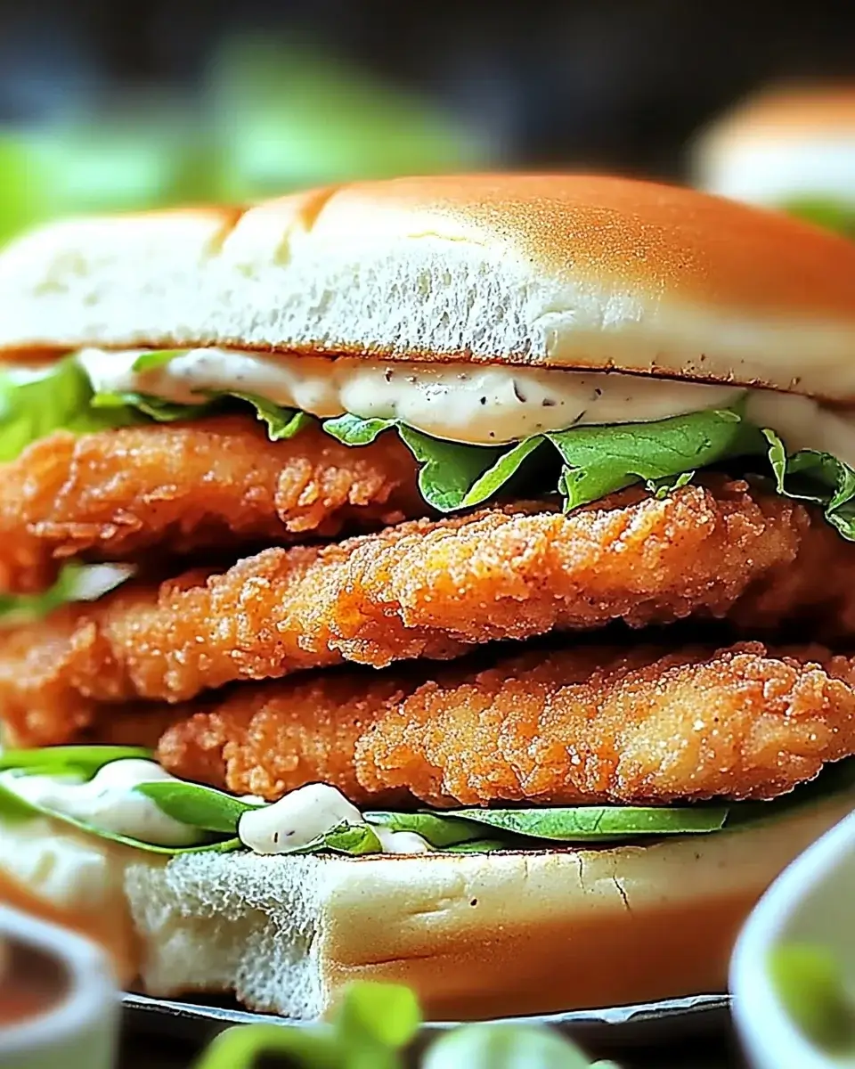 Crispy Chicken Sandwich with Garlic Mayo: A Must-Try Recipe!