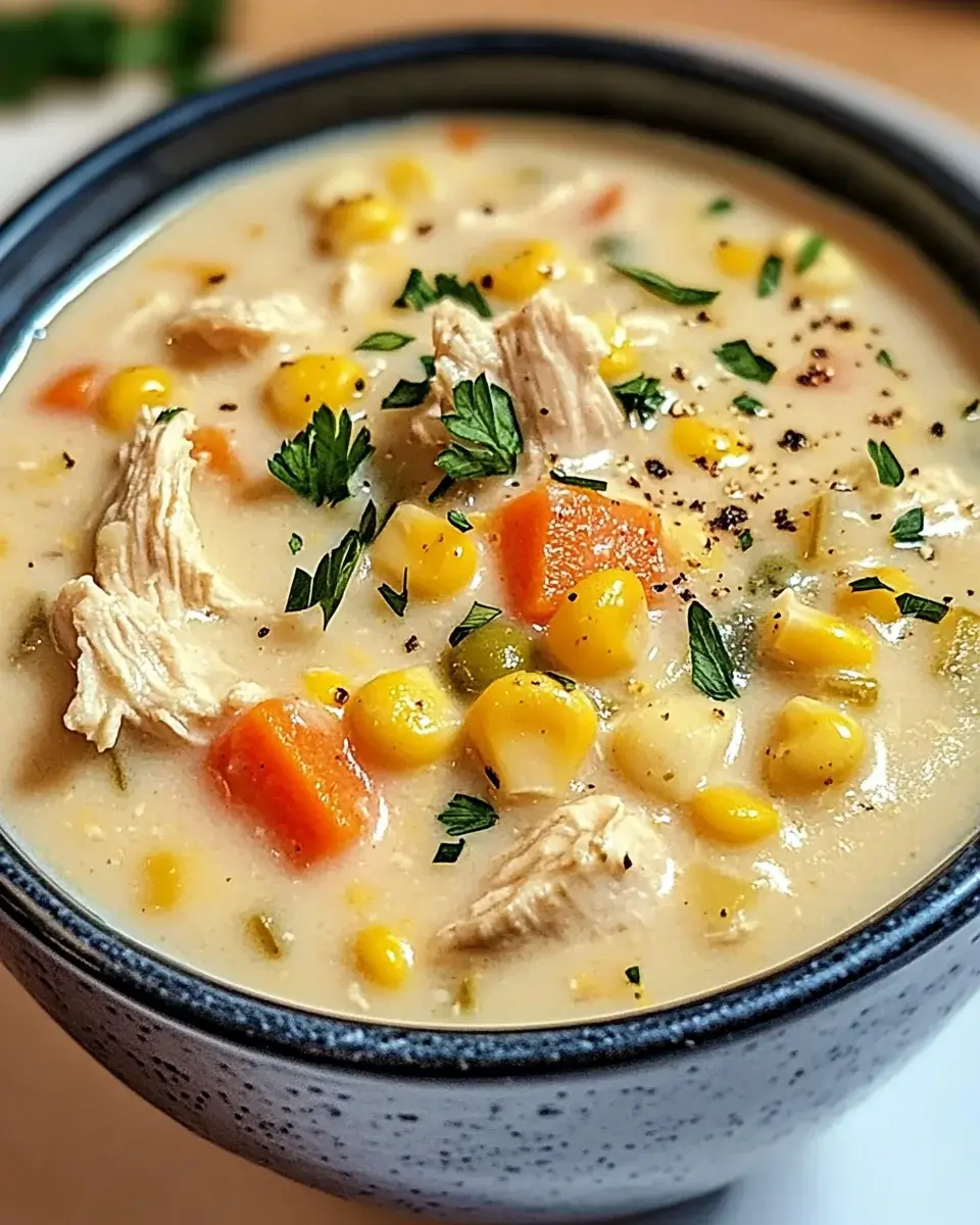 Crockpot Chicken Corn Chowder: Experience Creamy Bliss!