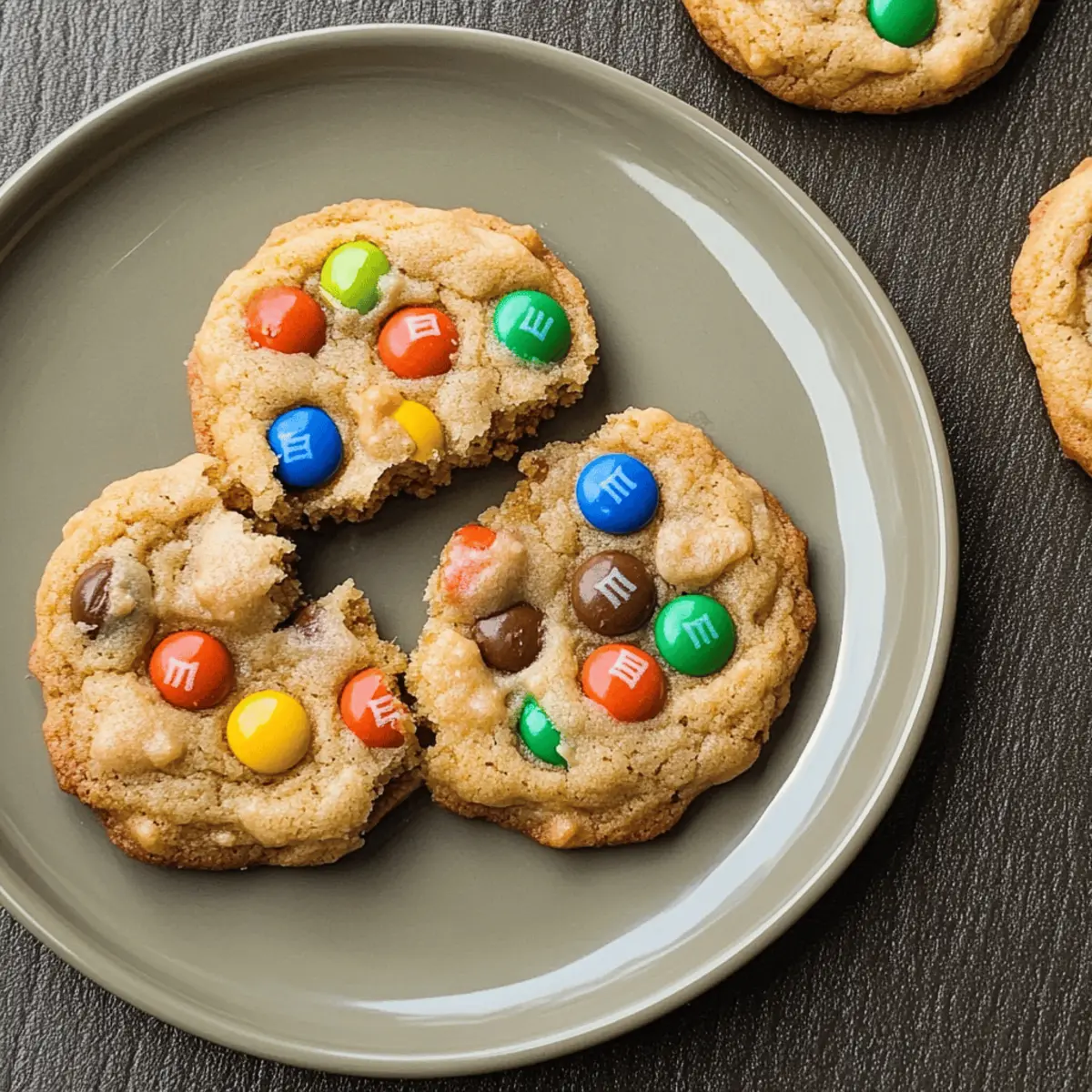 Soft & Chewy Peanut Butter M&M Cookies That Will Melt Hearts