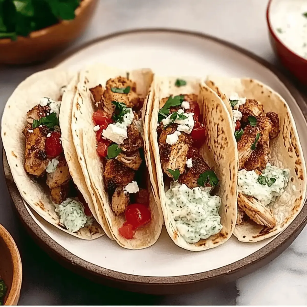 Mediterranean Chicken Tacos: Fresh Flavor for Taco Night