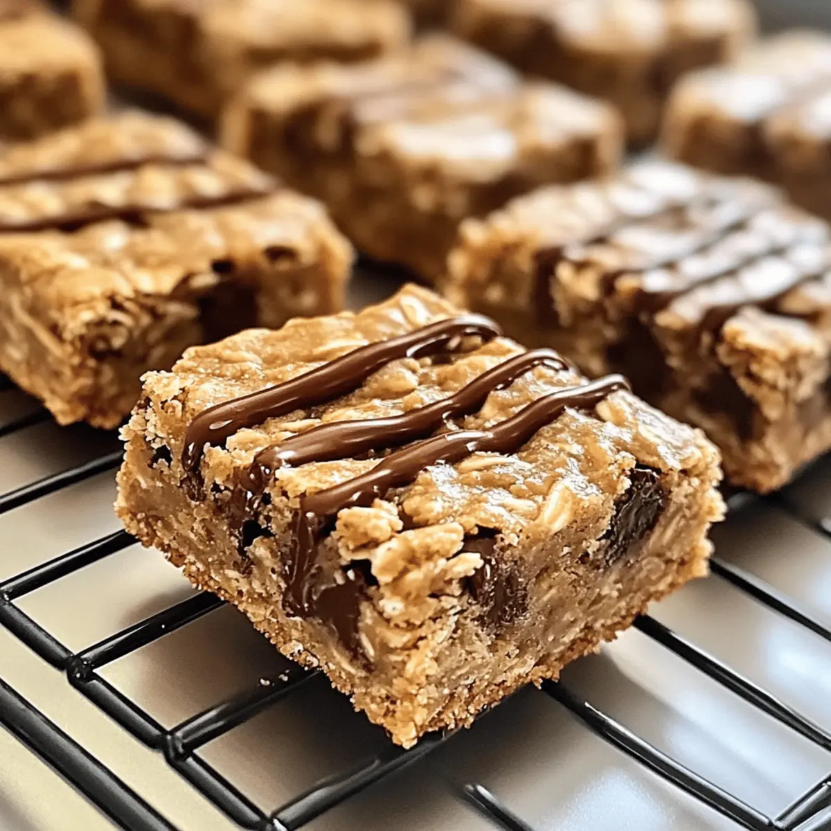 Peanut Butter Chunk Oatmeal Bars: Chewy, Nutritious Delight