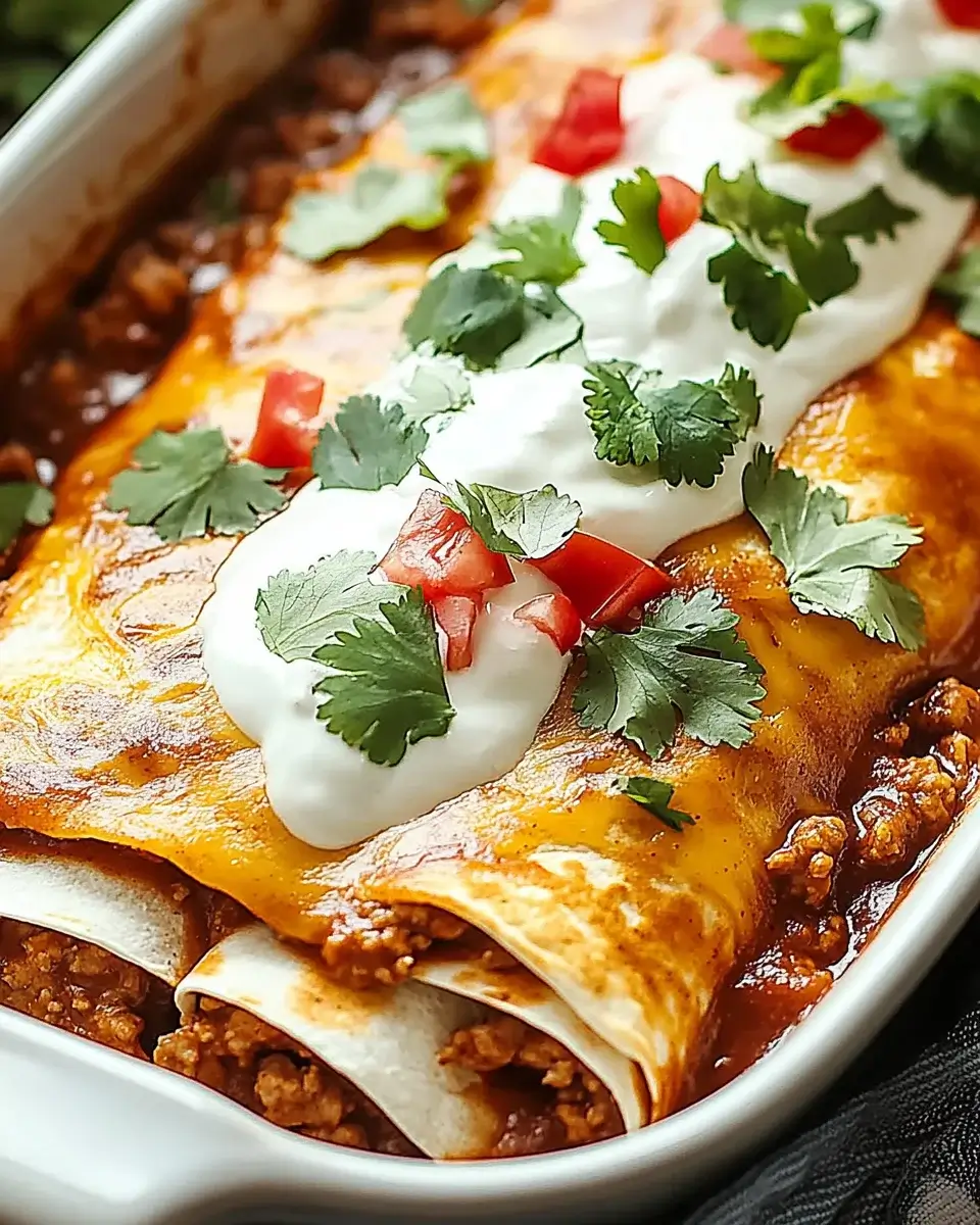 Ground Beef Enchiladas: A Quick and Flavorful Recipe!