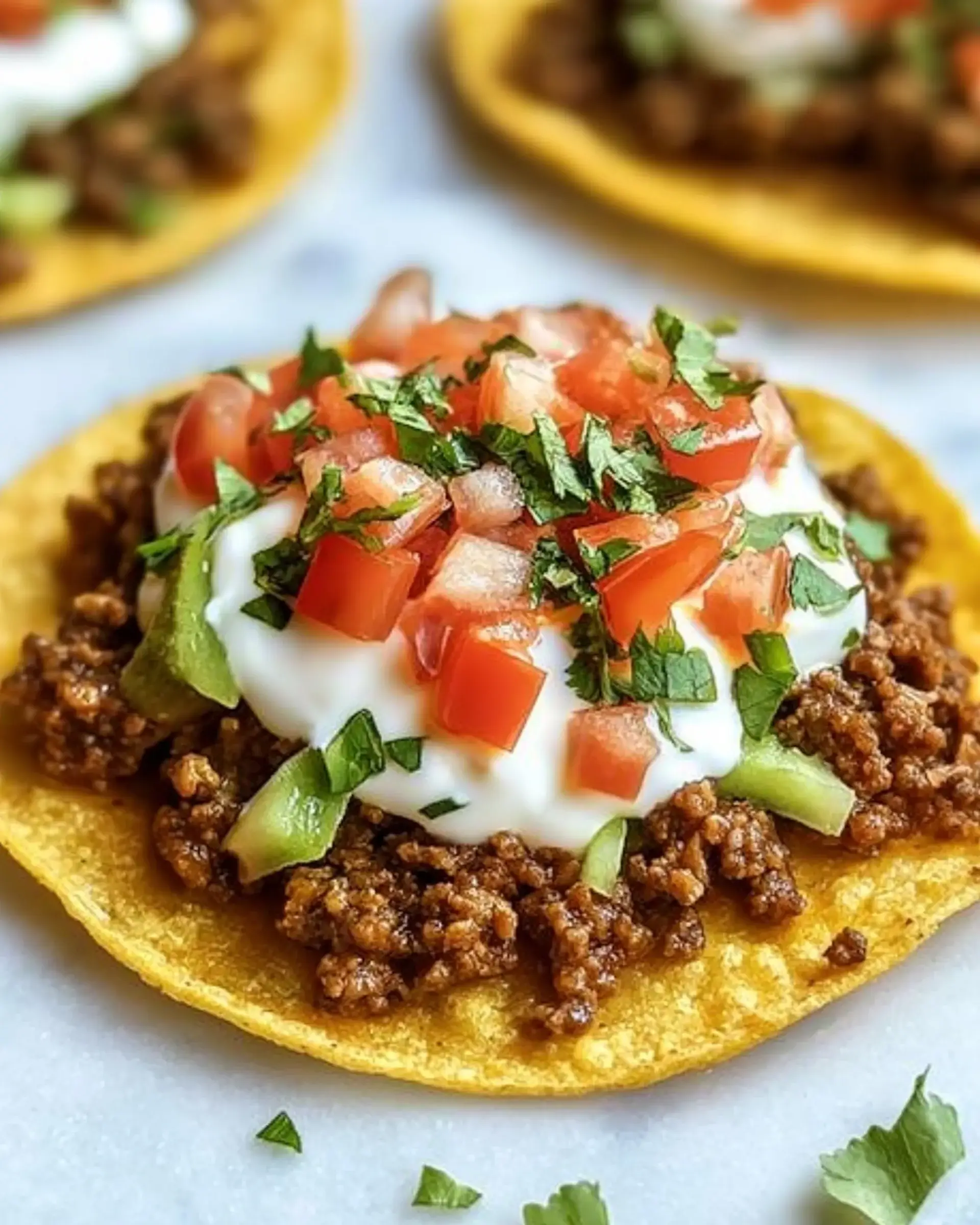 Easy Ground Beef Tostadas – Insanely Good for Dinner!