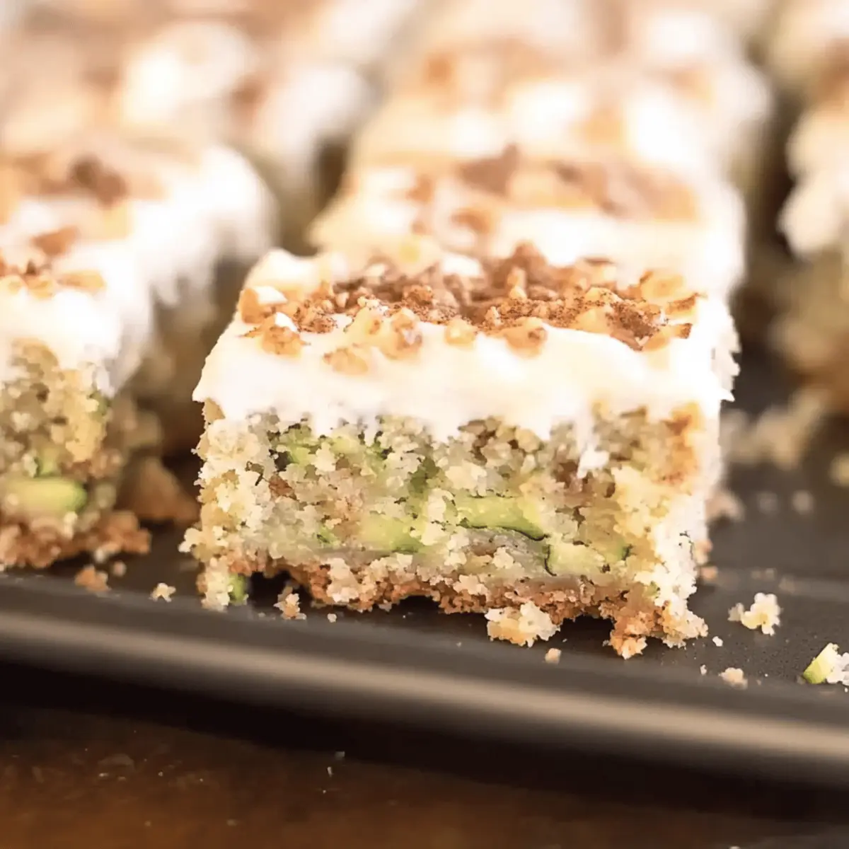Frosted Zucchini Spice Bars for a Cozy Dessert Delight
