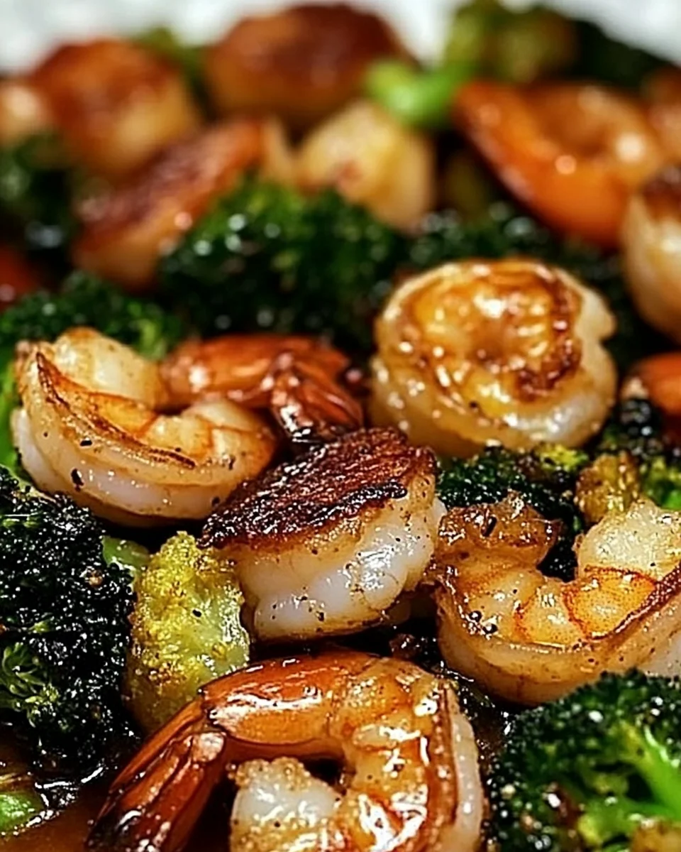 Honey Garlic Shrimp Roasted Broccoli: A Delicious Delight!