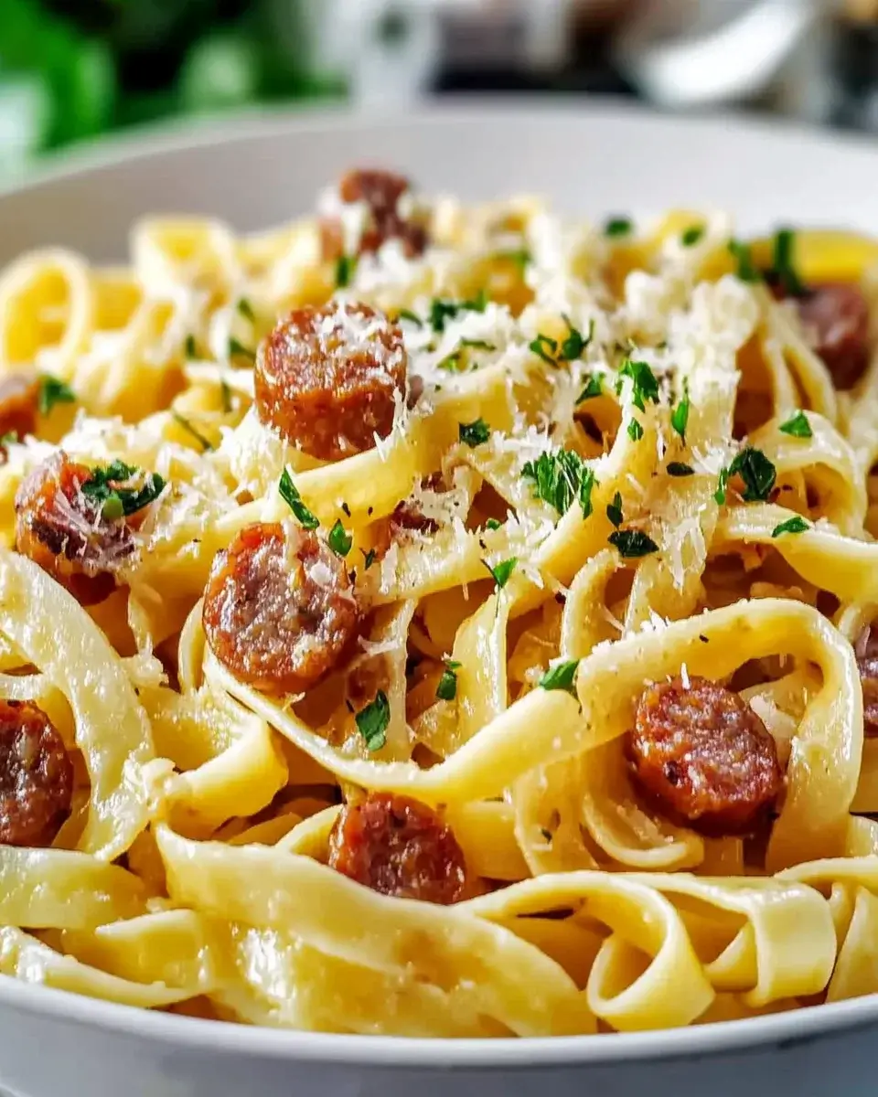 Italian Sausage Fettuccine: A Creamy Delight to Try!