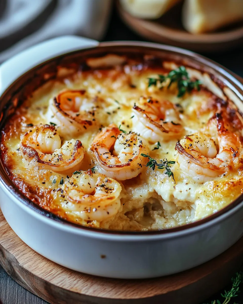 Keto Garlic Shrimp Au Gratin: Discover This Cheesy Delight!