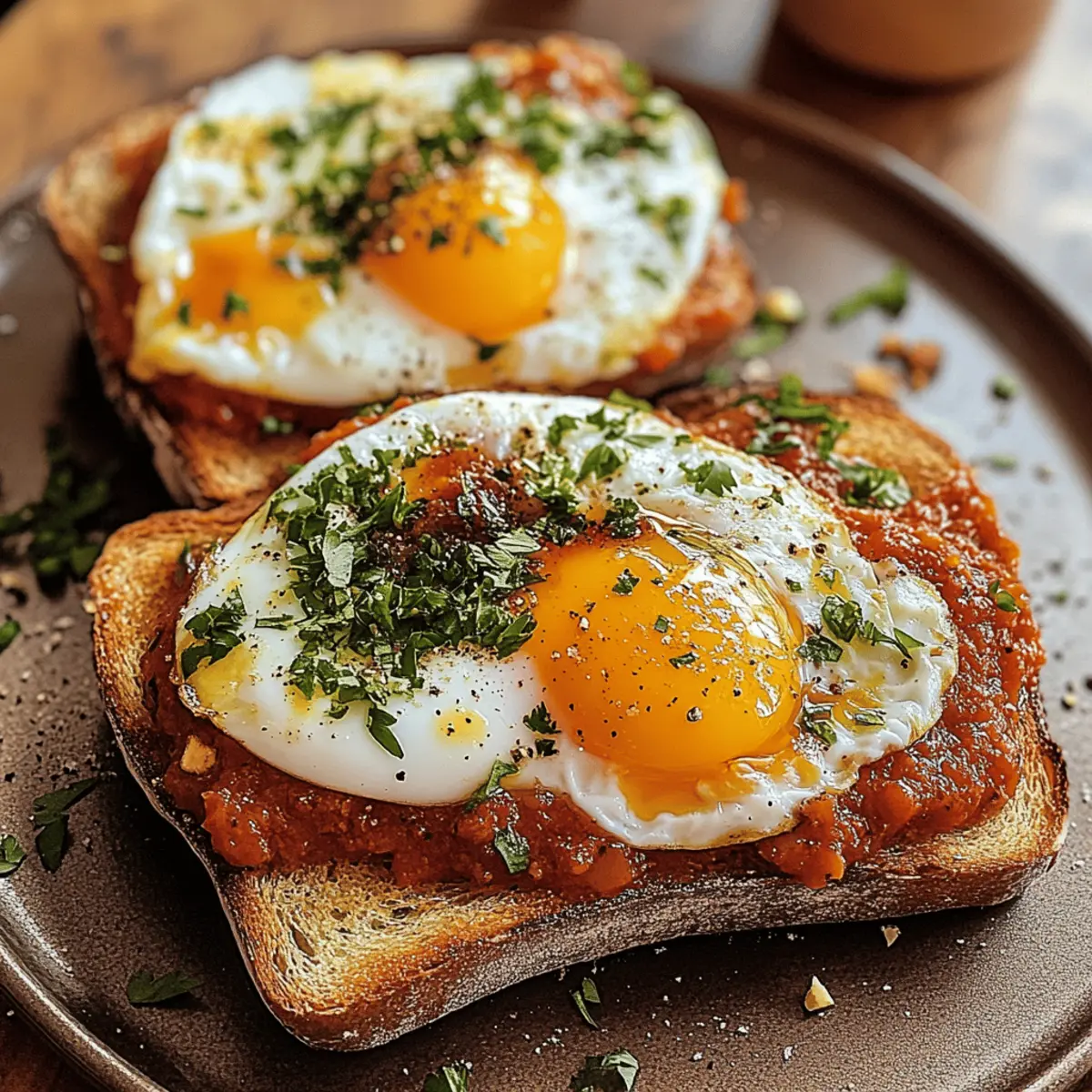Delicious Shakshouka Toast: A Comforting Brunch Delight