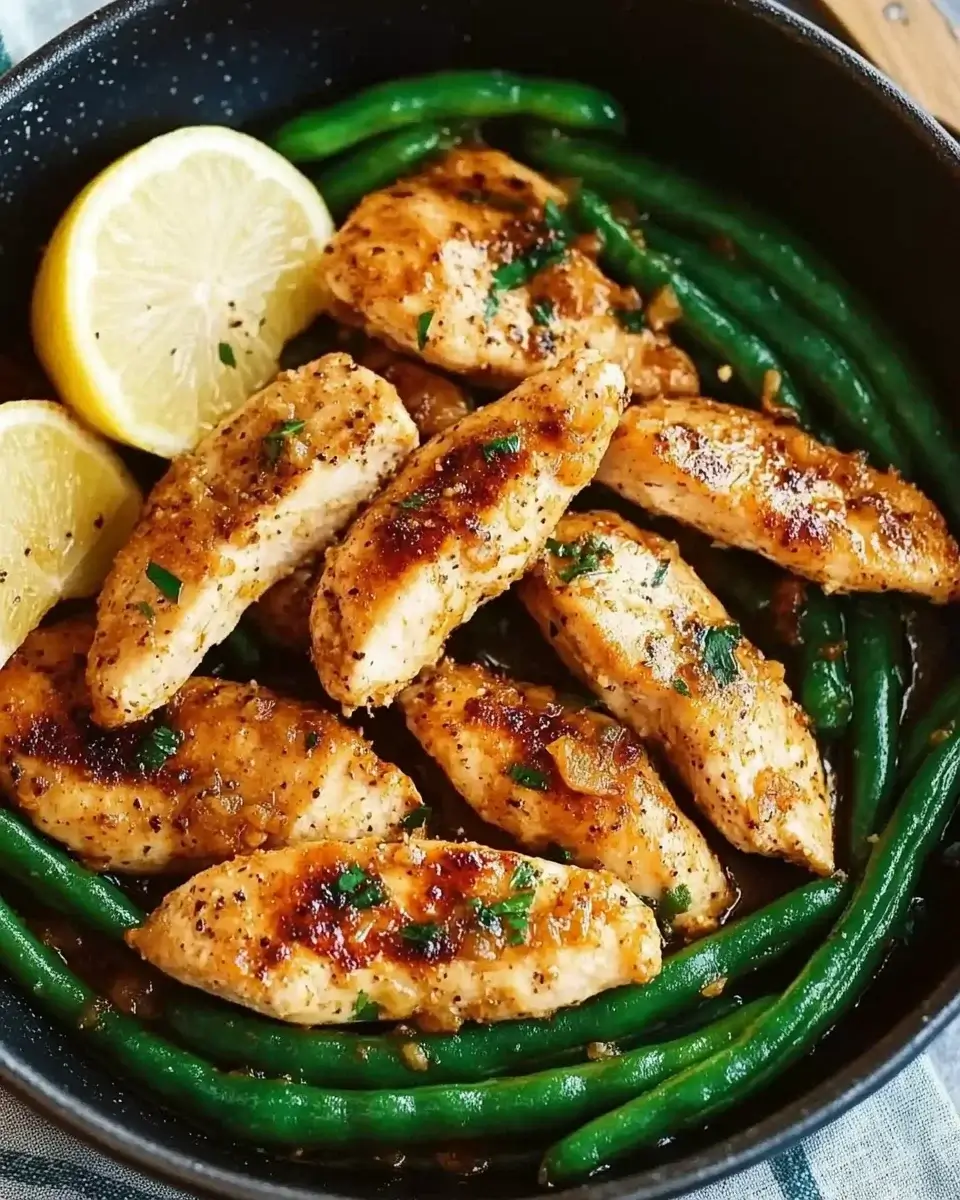 Lemon Garlic Butter Chicken with Green Beans: A Delightful Recipe!