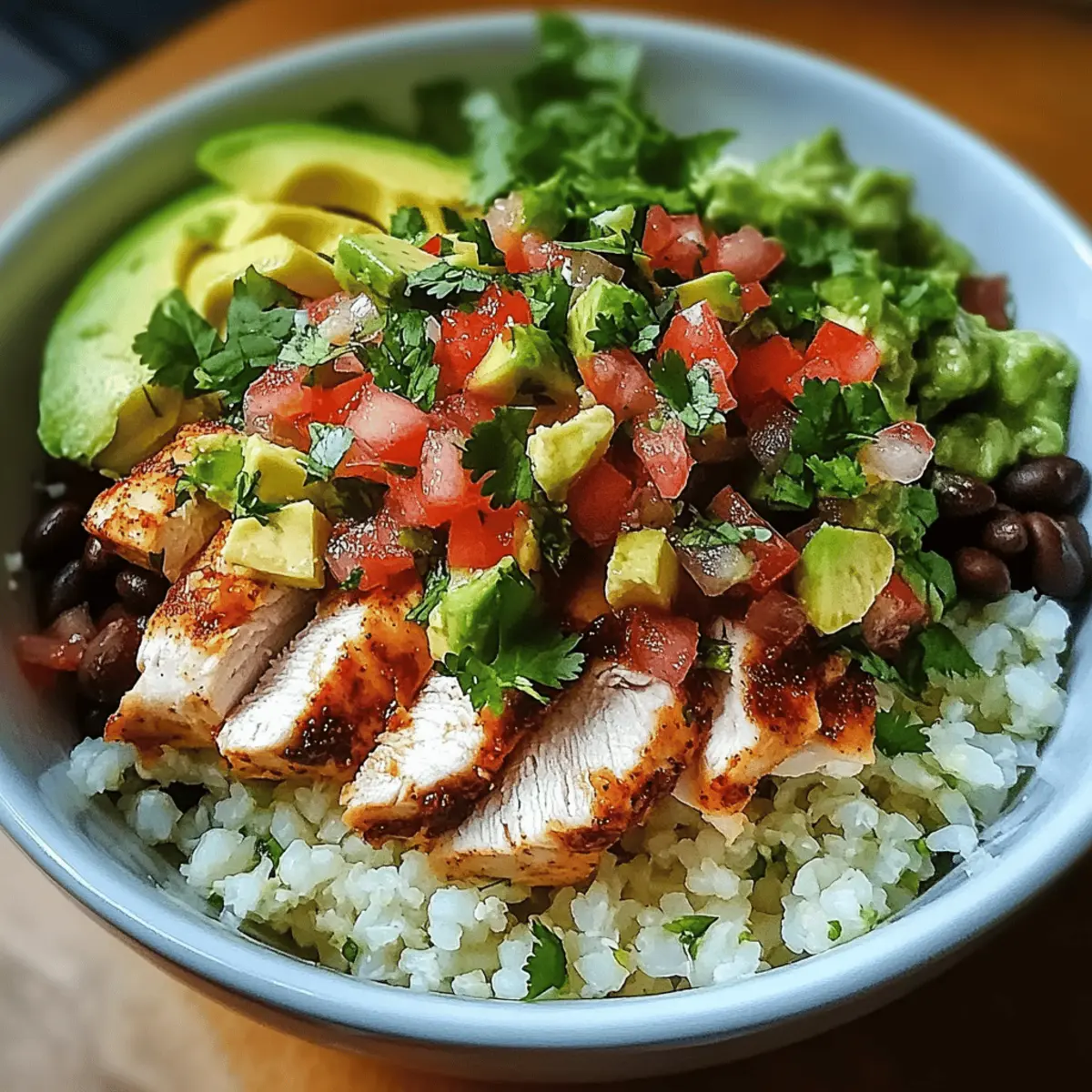 Delicious Cauliflower Rice Chicken Burrito Bowl You’ll Love