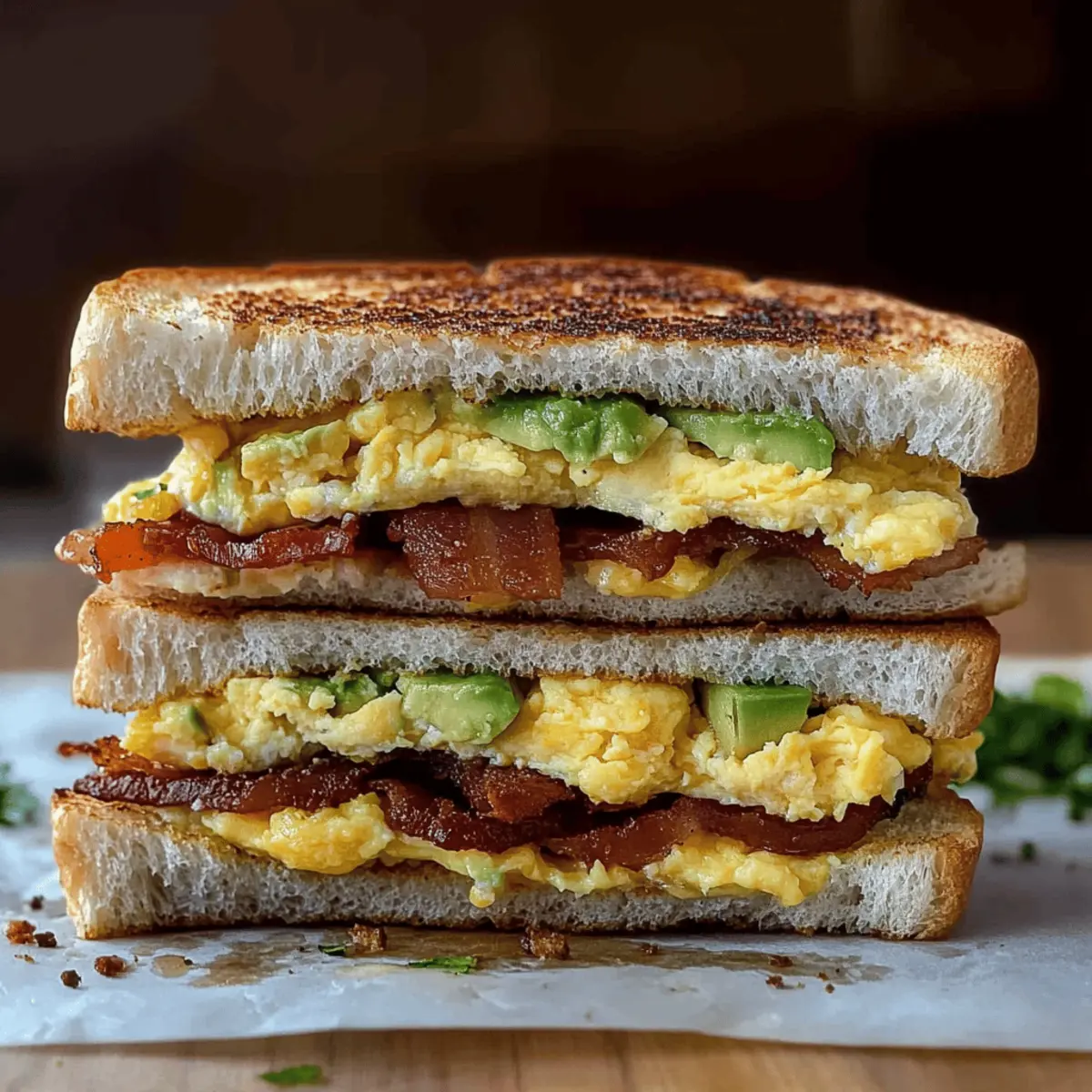 Hearty Breakfast Club Sandwich Your New Morning Favorite