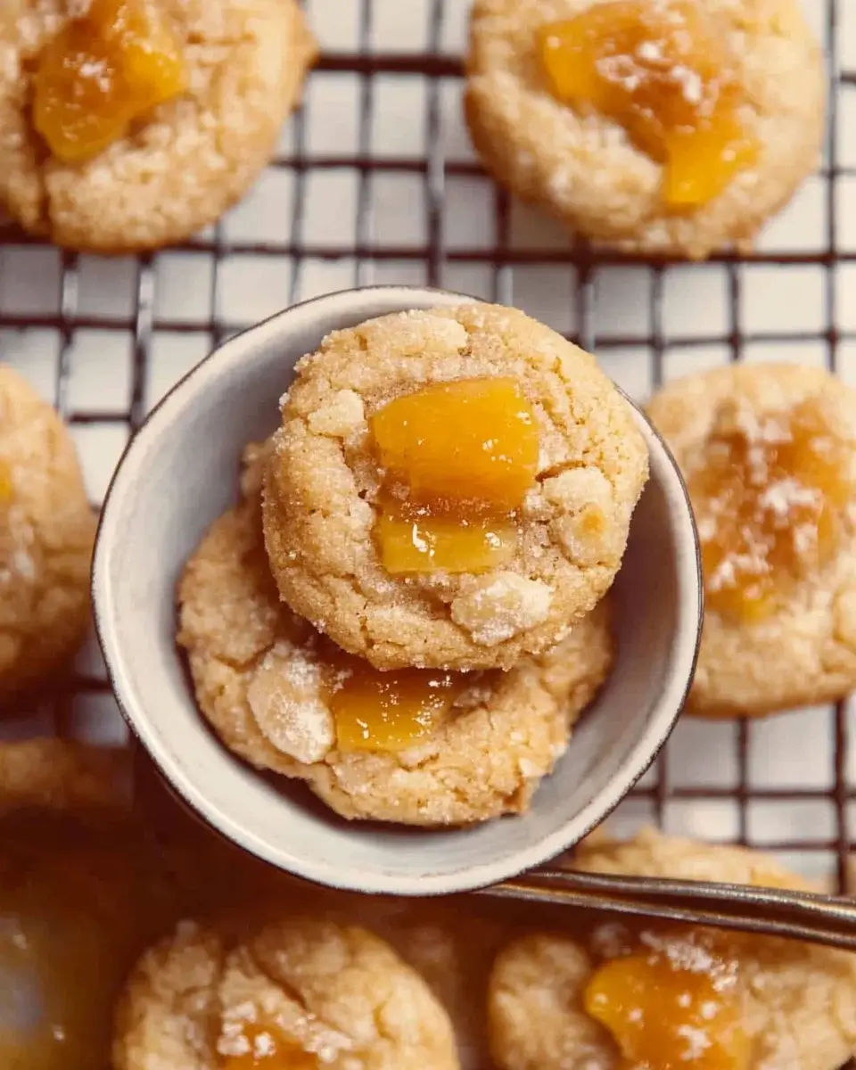 Peach Cobbler Cookies that you’ll crave every time!